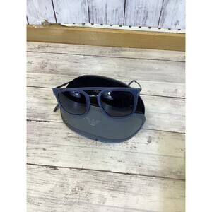 Emporio Armani square sunglasses model EA2062 blue frames 3104U with case